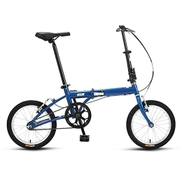 JAMCHE Vélos pliant JAMCHE Vélo de Ville Pliant en Alliage léger de 40, 6 cm, Double Freins à Disque, vélo Pliant Portable Ultra léger Adulte étudiant Pliable pour Les Sports de Plein air, Le Cyclisme, Les Voyages