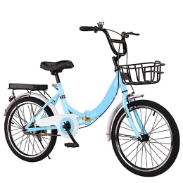 JAMCHE vélo JAMCHE Vélo Pliant Vélo Pliable pour Adulte Vélo Pliable léger en Acier au Carbone Vélo Pliant de Ville réglable en Hauteur pour Adolescent Hommes Femmes