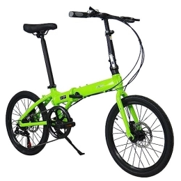 Kcolic vélo Kcolic Vélo Pliant Léger 20 Pouces, Vélo Ville Pliable 7 Vitesses Variable Mobile Portable Adulte Vélo Pliant Rapide pour Les Étudiants Et Les Navetteurs Urbains A, 20inch