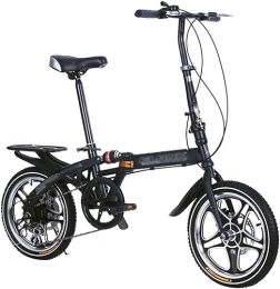 Kcolic vélo Kcolic Vélo Ville Pliable 14 / 16 Pouces, Vélo Pliant Adulte Vitesse Variable, Vélo Pliant Portable Léger pour Étudiants Et Navetteurs Urbains C, 16inch