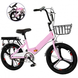 KJHGMNB Vélos pliant KJHGMNB Vélo Pliant, Pliant Fille Princesse Vélo, Clé Repliements pour Enfants, Mur Épais Tube, Haute Résistance Carbone Matériau Acier, Économiser l'espace, Et Facile À Mettre dans Le Coffre