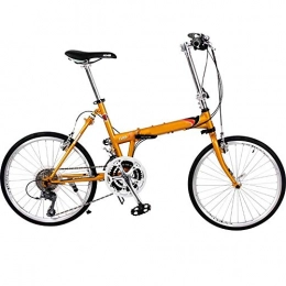 KKKLLL Vélos pliant KKKLLL Vélo pliant chromé Molybdène Cadre en acier adulte homme et femme Shift Vélo 20" 3 vitesses