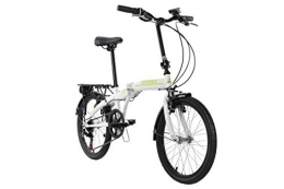 KS Cycling Vélos pliant KS Cycling Vélo Pliable 20" Cityfold RH 27 cm Mixte-Adulte, Blanc / Vert, Zoll
