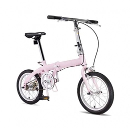 LFEWOZ vélo LFEWOZ Vélo légère et Robuste Vélo Route Ville vélo pour Adultes Adolescents étudiant Shopper, Mini Pliant BMX vélos 16 Pouces Roues Vélos Cruiser