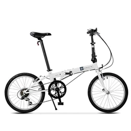 LNDDP vélo LNDDP Vélos pliants, vélos pliants à Vitesse Variable pour Adultes à Vitesse Variable de 20 ', siège réglable, vélo de Ville Pliable Portable léger