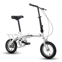 LXJ Vélos pliant LXJ Vélo Pliant, Mini Vélo De Ville Ultra-léger V-Brake À Une Vitesse De 12 Pouces, Adapté Aux Adultes, Hommes, Femmes Et Adolescents