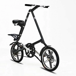 VANYA vélo Léger vélo Pliant 16 Pouces Double Freins à Disque en Aluminium Roue Adulte Fold Ville de Banlieue vélo