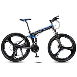 MIAOYO vélo MIAOYO Amortissement Road Racing VTT, Freestyle Vélo VTT, 27 Vitesses, Vélo Pliant pour Adulte, Vélo De Montagne avec Cadre De Suspension Complet, N, 24