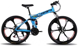 MJY vélo MJY Vélo pliant, vélo de montagne, vélo de queue rigide, vélo de 24 pouces 21 / 24 / 27 vitesses, vtt à suspension complète, vélo à vitesse variable pour étudiant adulte 5-27, 24 vitesses