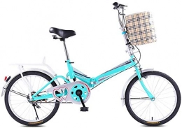 Mnjin Vélos pliant Mnjin Vlo de Route Pliant vlo tudiants Masculins et fminins Adulte vlo Alliage lger Pliant Voiture Vitesse Unique Pliant 20 Pouces