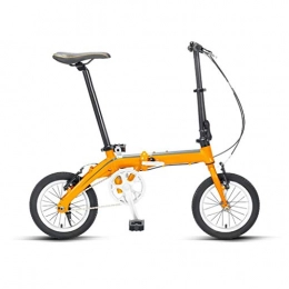 LXJ vélo Petit Mini Vélo Pliant Léger avec Pneus De 14 Pouces Et Frein en V À Une Vitesse, Adapté Aux Vélos Urbains for Adultes, Hommes, Femmes Et Étudiants