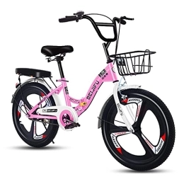 QUNINE vélo QUNINE Vélo Adulte 16 / 18 / 20 / 22 Pouces vélos Pliables pour Hommes Femmes, Cadre en Acier au Carbone (Vert 22 Pouces)