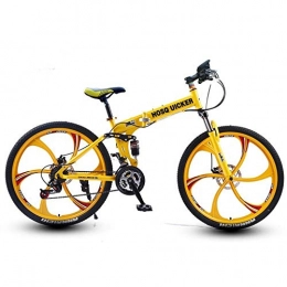 PengYuCheng vélo Vélo de suspension pour vélo de ville pour hommes, suspension complète, vélo pliant 24 vitesses, vélo de montagne 26 pouces, suspension avant et arrière entièrement réglable, vélo hors route q8