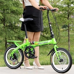 TYXTYX vélo Vélo Pliant Adulte, Vélo de Montagne Pliant 16In 6 Vitesses Portable Outdoor Travel Mountain Bikes City Urban Banlieusards pour Les Adolescents Adultes