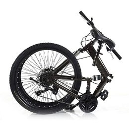 Bathrena vélo Vélo pliant de 26" - Vélo pliant - 21 vitesses - Pour femme et garçon - Poids de charge : 150 kg - Hauteur d'assise réglable