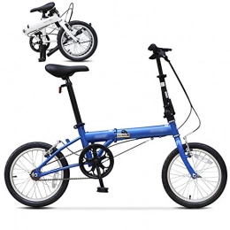 YRYBZ Vélos pliant YRYBZ 16 Pouces Pliable Vélo VTT pour Homme et Femme - Pliez Bicyclette Unisexe pour Adulte - Vélo de Montagne / Blue