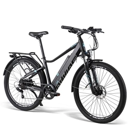 AKEZ vélo AKEZ Vélo électrique 29" pour adulte - Vélo électrique hybride pour homme Vélo électrique tout-terrain avec 48V 13Ah Batterie au lithium amovible Pour vélo extérieur (Black Red-29-1000)