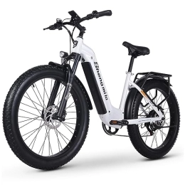 Kinsella vélo Bafang MX06 Fat Tire Vélo électrique 48 V Moteur arrière 48 V 17, 5 Ah 840 WH Batterie 66 cm Pneus gras Step Thru E-bike