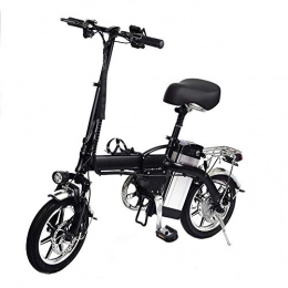 BEENZY vélo BEENZY Vlo lectrique Pliant pour Adulte Femme Homme Adulte Lger lectrique VTT Vlo De Ville De Banlieue, avec Batterie Au Lithium Amovible, Vitesse Maximale 40-50KM / H, Chargement 3-5h, Noir