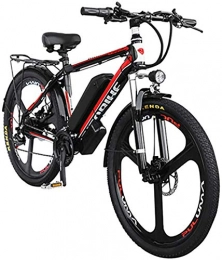 Clothes vélo Commuter City Road Bike, 48V Mountain Bike, 26" en alliage de magnésium 3 Spokes roue intégré, 350W électrique urbain vélos for adultes amovible Batterie au lithium, d'alimentation du système de recha