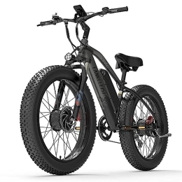 Cosintier vélo Cosintier Vélo électrique Tout-Terrain MG740 Plus - Double Moteur Avant et arrière, Batterie 48V 20ah (Sam- Sung), Affichage LED Couleur HD, 26 Pouces (Gris)