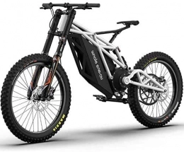 CXY-JOEL vélo CXY-JOEL Vlo lectrique Tout Terrain Mbt Bike Pour Adultes, Avec Batterie Au Lithium 48V 20Ah-21700 Vlo de Montagne lectrique, Blanc