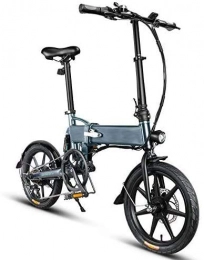 CXY-JOEL vélo CXY-JOEL Vélo Pliant, Vélo Électrique Pliant Pour Adultes En Alliage D'Aluminium 16 Pouces Portable 250W 25Km / H 3 Mode Vélo Pliant Électrique