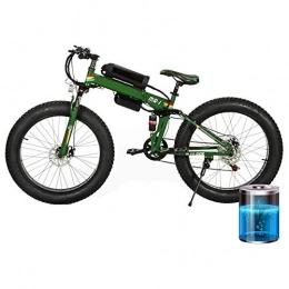 D&XQX vélo D&XQX 36V 250W électrique VTT, 26inch Fat Tire E-Bike 7 Vitesses Plage Cruiser VTT Suspension Avant Lithium hydraulique Freins à Disque