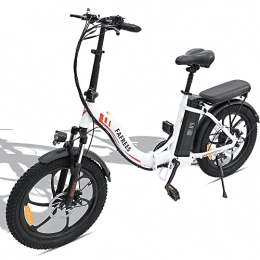 Fafrees vélo Fafrees F20 Vélo électrique pliable Fatbike avec batterie 36 V 15 Ah pour les trajets Vélo électrique 20" pour femme 250 W max. 25 km / h VTT pour homme Shimano 7S, vélo pliable Pedelec jusqu'à 150 kg
