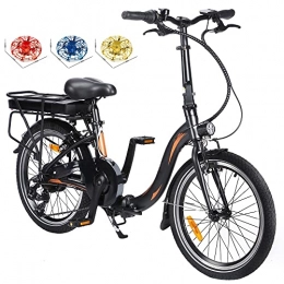 Fafrees vélo Fafrees Vélo électrique pliable de 20 pouces, 250 W, 36 V, 10 Ah, vitesse maximale de 25 km / h, convient pour les femmes et les adultes.
