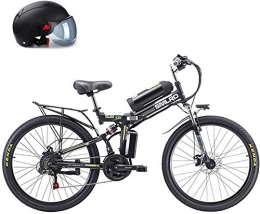 Fangfang vélo Fangfang Vélos électriques, 26"Vélo à bicyclettes assistée par Puissance, Batterie de Lithium Amovible 48V 8AH, 350W à Moteur chevauchée Facile, vélo électrique de Montagne Pliante, Blanc, Bicyclette