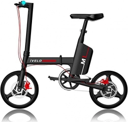 Fangfang vélo Fangfang Vélos électriques, New Super Light Pliable électrique Bike- 36V Batterie au Lithium vélo électrique Wiht Affichage à LED 250W 14 Pouces pneus E-Bike Sport VTT, Bicyclette (Color : A)