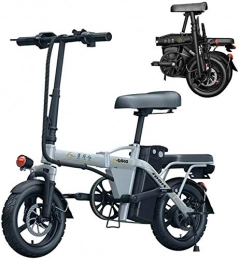 Fangfang vélo Fangfang Vélos électriques, Pliant vélo électrique for Adultes, 14" Vélo électrique / Commute Ebike avec 250W Moteur, étanche Amovible et Anti-poussière 48V-36Ah 6Ah Batterie au Lithium, Bicyclette