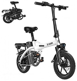 Fangfang vélo Fangfang Vélos électriques, Vélo électrique Pliant eBikes Ebike légère 400W Amovible 48V 10Ah étanche et antipoussière Batterie au Lithium avec 14inch écran Tire & LCD, Bicyclette