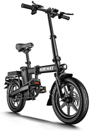 Fangfang vélo Fangfang Vélos électriques, Vélo électrique Pliant vélo électrique for Adultes, avec Amovible de Grande capacité Lithium-ION Écran LCD Batterie (48V 250W 8Ah), Bicyclette