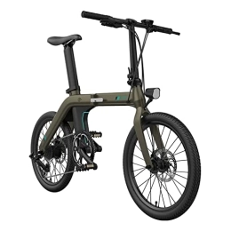 Fiido Vélos électriques FIIDO D21 Vélo électrique pliable 20" 250W 11.6Ah pour adulte avec tête et feu arrière