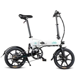 Fiido vélo FIIDO D2S Vélo électrique pliable 16" 60 km - Alliage d'aluminium - Vélo électrique portable pliable - 36 V 7, 8 Ah - 25 km / h - Blanc