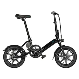 Fiido vélo FIIDO D3 Pro Vélo électrique pliable en alliage d'aluminium léger et portable pour homme et femme 36 V 7, 5 Ah 25 km / h 60 km 18 kg 250 W Moteur sans balais Noir