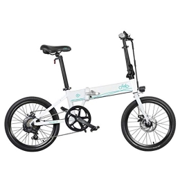 Fiido vélo FIIDO D4S Vélo électrique pliable 20" 80 km - Alliage d'aluminium - Vélo électrique pliable - 25 km / h - 36 V - 10, 4 Ah - Blanc