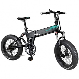 Fiido vélo FIIDO M1 Pro Vélo électrique puissant 20" - Moteur sans balais 500 W - Batterie lithium-ion 48 V / 13 Ah - Pneus épais - VTT Snow Beach