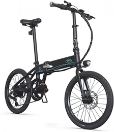 Fiido vélo FIIDO Vélo électrique D4S 250 W, 36 V 10, 4 Ah, batterie de rechange, unisexe, pliable (noir)