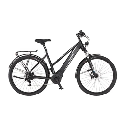 Fischer vélo Fischer Terra 5.0i Homme et Femme | RH 44 cm | E Bike avec Moteur Central 50 Nm | Batterie 36 V dans Le Cadre Vélo électrique ATB, Noir Mat, Rahmenhöhe