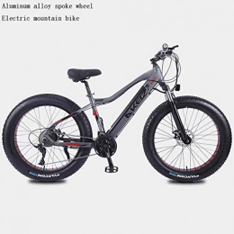 ZTBXQ vélo Fitness Sports Outdoors Bicicleta de monta & ntilde; a el & eacute; ctrica Fat Tire para adultos bicicletas de nieve 36V 10Ah Li-Battery 350W bicicleta de playa de aleaci & eacute; n de aluminio de