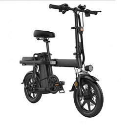 Fxwj Vélos électriques Fxwj Vélo Électrique Pliant pour 14" City E-Bike Adulte avec Puissant Moteur 350W Et 36V 1.5Ah Batterie Lithium Rechargeable Vitesse Jusqu'à 25 Km / H La Longue Portée