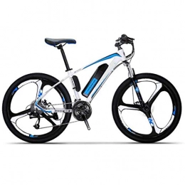 FZYE vélo FZYE 26 Pouces Montagne Vélos électriques, Fourche Suspension audacieuse Bicyclette Alliage d'aluminium Vélos Adultes Sports Loisirs, Bleu