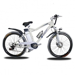 FZYE vélo FZYE Alliage D'aluminium Vélos Électriques, 26 Pouces Vitesse Variable Bicyclette Instrument LCD Adultes Bike Sports Loisirs Cyclisme, Blanc