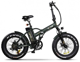 giordanoshop vélo giordanoshop Fat-Bike Vélo électrique Pliable à pédale assistée 20" 250 W Icon.E Marines Green S Vert