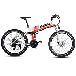 GUNAI vélo GUNAI Vélo de Montagne électrique, 500W Pliant Vélo Electrique avec 48V Li-Batterie Cachée et écran LCD