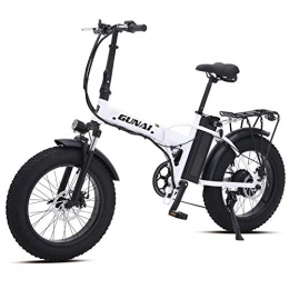 GUNAI vélo GUNAI Vélo électrique 500W 20 Pouces Vélo de Montagne Pliable avec Batterie au Lithium 48V 15AH et Frein à Disque VTT E-Bike