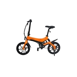 HESND vélo HESND ddzxc Vélo électrique 40, 6 cm Vélo électrique pliable pour adulte Vélo électrique (couleur : orange)